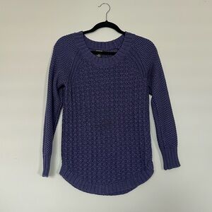 Calvin Klein Women’s Purple/Dark Blue Knit Sweater Size Small Long Sleeves